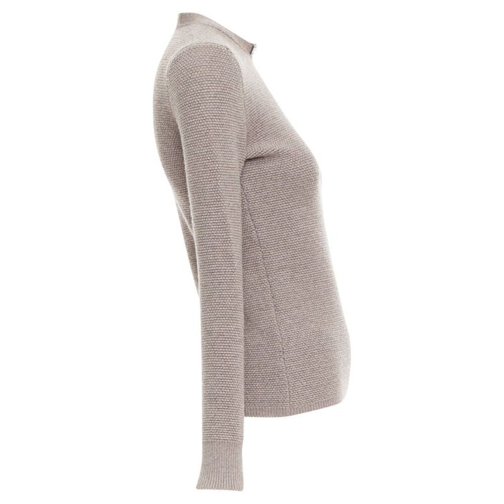 Tom Ford Taupe Wool Leather Sweater - Picture 5 of 9
